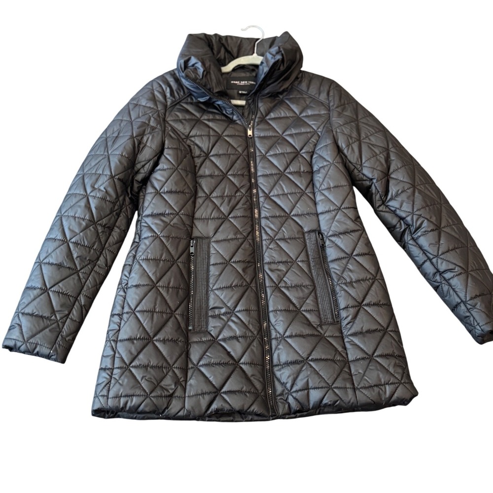 Marc New York Andrew Marc Women Quilted Puffer Jacket Black Size Small